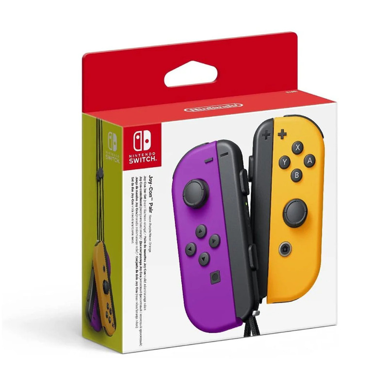 Nintendo Switch Joy-Con Pair - Purple & Orange - وحدة تحكم